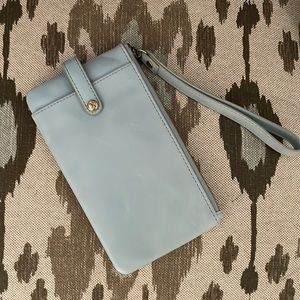 Hobo Light Blue Wristlet